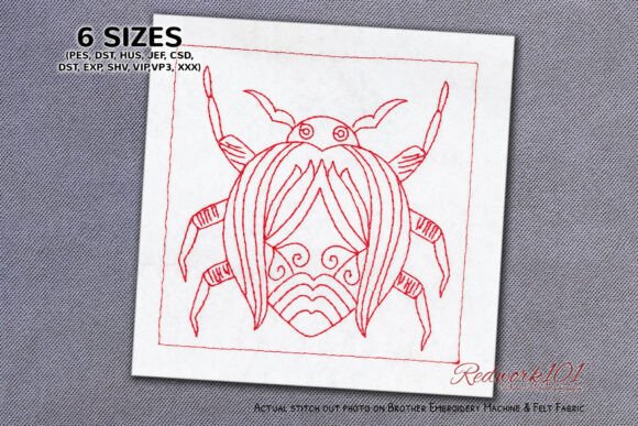 Attractive Scary Bug Embroidery Review