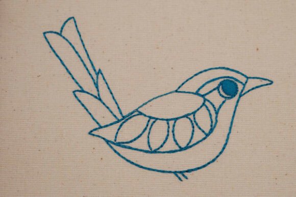 Bird Line Art – Minimalist Embroidery Review