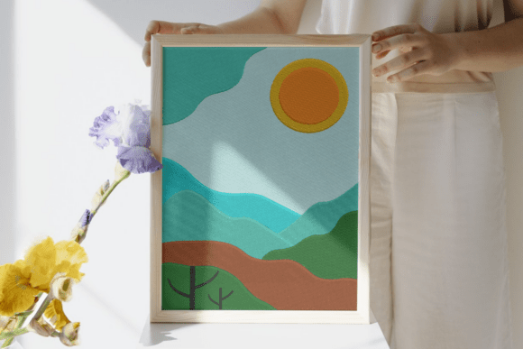 Blue Skies and Green Hills Embroidery Design Review