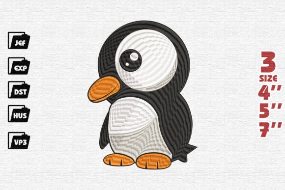 Cute Baby Penguin Embroidery Review