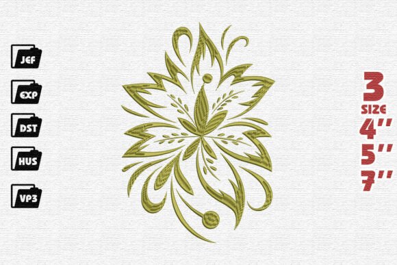 Elegant Lotus Embroidery Design Review