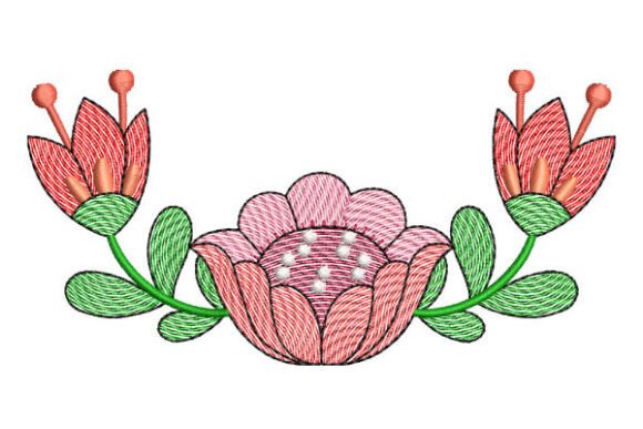 Floral Bouquet Country Style Embroidery Review