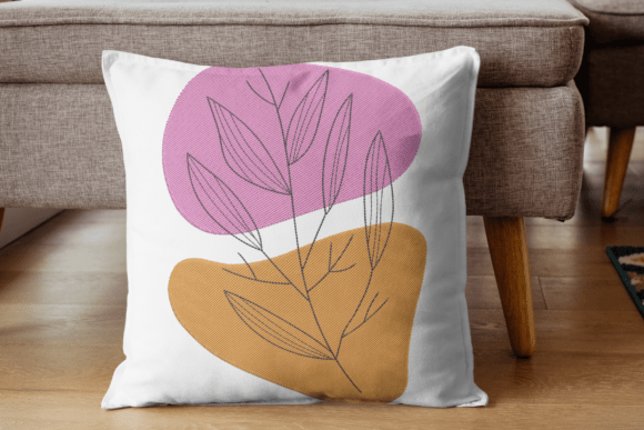 Orange and Pink Abstract Embroidery File Review