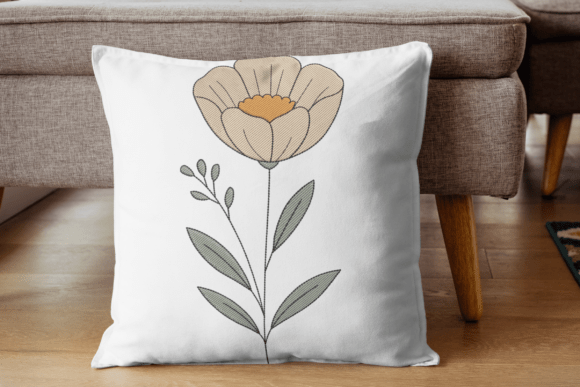 Single Stem Beauty Embroidery File Review
