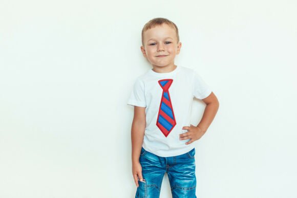 Striped Neck Tie Applique Embroidery Review